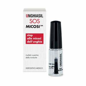 Unghiasil - Antimicotico unghiasil sos micosi in flacone di vetro 5 ml con pennello applicatore + astuccio