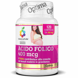 Colours of life - Acido folico 400 mcg 120 compresse 350 mg