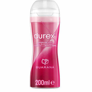 GuaranÀstimolante - Durex massage 2 in 1 gel massaggio corpo e lubrificante guarana' 200 ml