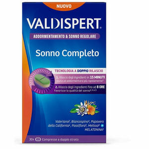 Valdispert - Sonno completo 30 compresse a doppio strato