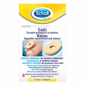 Scholl's - Cerotto protettivo in lattice per calli 9 pezzi