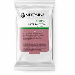 Vidermina - Clx attiva 15 salviette intime detergenti