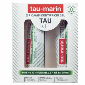 Taumarin - Tau marin dentifricio rinfrescante ricarica tau kit 2x20ml