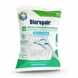 Biorepair - Oral care antibatterico forcelle interdentali monouso 36 pezzi