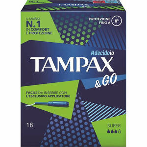 Tampax - &go super 18 pezzi