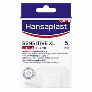 Hansaplast - Cerotto  sensitive xl 10 pezzi