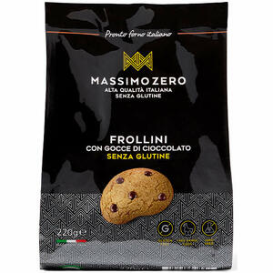 Massimo zero - Frollini gocce cioccolato 220 g