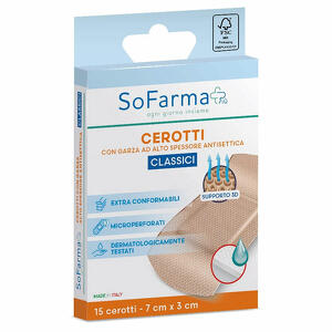 Sofarma - Cerotto classico 7x3 cm 15 pezzi piu'