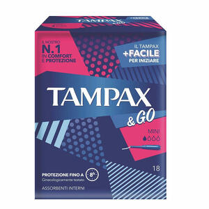 Tampax - & go mini 18 pezzi