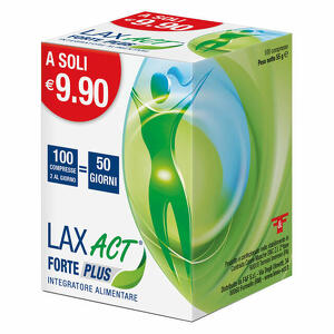 F&f - Lax act forte plus 100 compresse