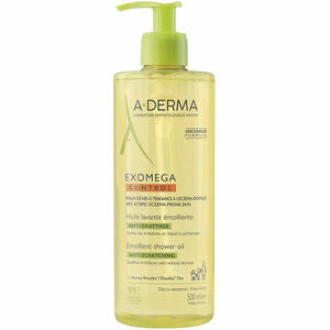 A-derma - Exomega control olio lavante emolliente 500 ml