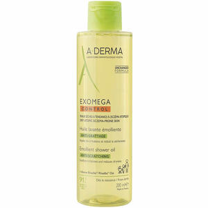 A-derma - Exomega control olio lavante emolliente 200 ml nuovo pack