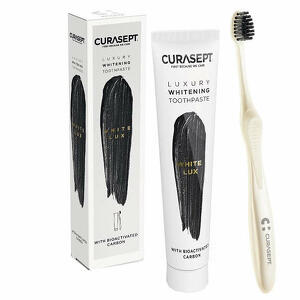 Curasept - White luxury whitening dentifricio 75 ml + spazzolino