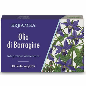 Erbamea - Olio di borragine 30 perle vegetali