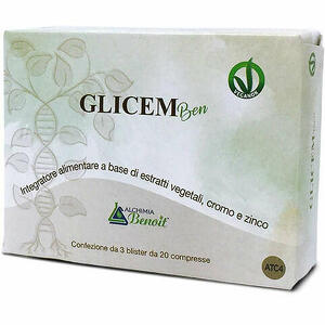 Alchimia benoit - Glicem ben 60 compresse