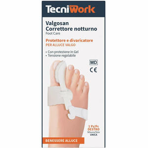 Tecniwork - Correttore notturno per alluce valgo destro misura unica valgosan 1 pezzo