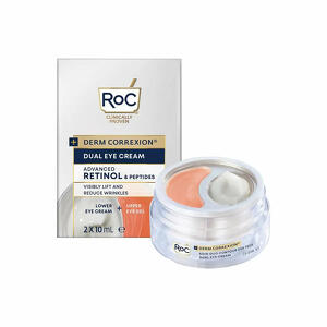 Roc - Derm Correxion Dual Eye Cream - Crema Contorno Occhi 2x10 mL