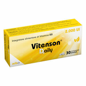 D3aily - Vitenson daily d3 2000 ui 30 compresse divisibili