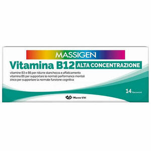 Massigen - Vitamina b12 alta concentrazione 14 flaconcini