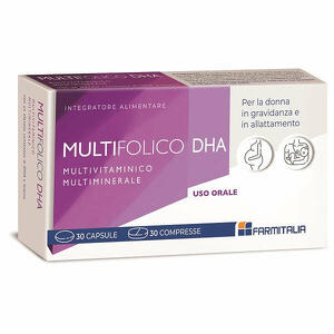 Lj pharma - Multifolico dha 30 capsule rosse + 30 capsule viola