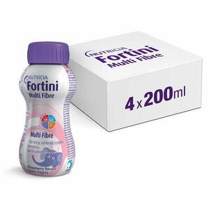 Nutricia - Fortini multi fibre gusto fragola 200 ml