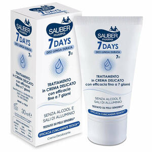 Sauber pharma 7 days - Sauber 7days crema 7 giorni 30 ml