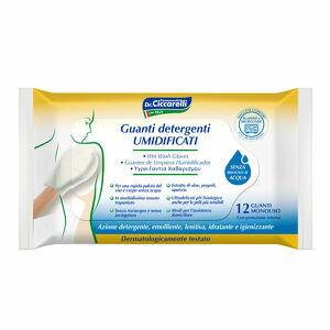 Dr. Ciccarelli Farmaceutici - Guanti Detergenti Presaponati Umidificati 12 pz