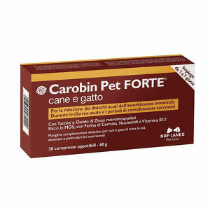 N.b.f. lanes - Carobin pet forte 30 compresse