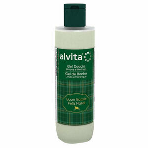 Alvita - Gel doccia natale 2024 limone & meringa 250 ml