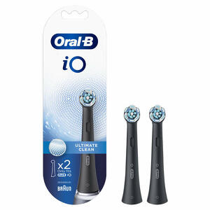 Oral-b - Oralb power refill io ultimate clean black 2 pezzi