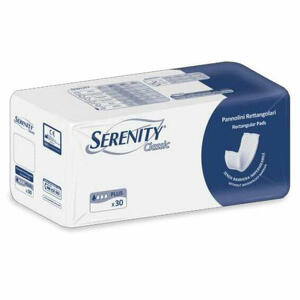 Serenity - Pannolone per incontinenza formato rettangolare senza barriera  30 pezzi