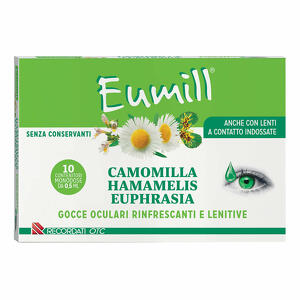 Recordati OTC - Eumill Gocce oculari - Gocce oculari 10 flaconcini monodose 0,5 ml