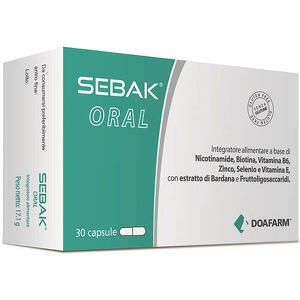 Sebakoral - Sebak oral 30 capsule