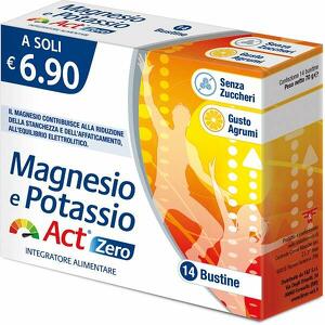 Magnesio e potassio act zero - 14 bustine