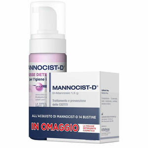 Mannocist-d - 14 buste +  mousse detergente antibatterico 150 ml in omaggio