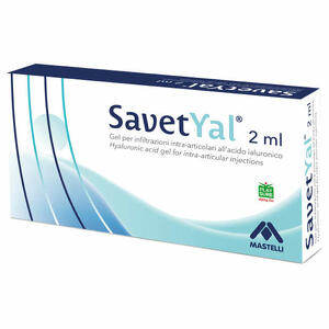 Mastelli - Siringa intra-articolare preriempita savetyal acido ialuronico 40mg 2 ml