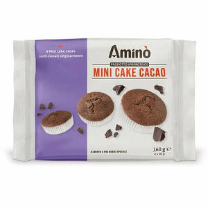 Mini cake cacao - Amino'  4 pezzi da 40 g