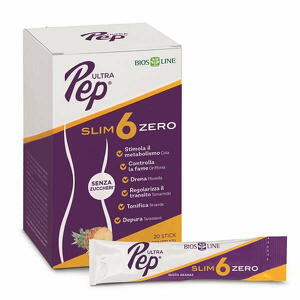 Ultra pep - Slim 6 zero ananas 20 stick