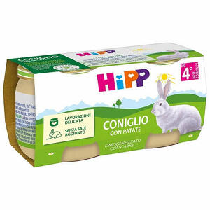 Hipp - Omogeneizzato coniglio con patate 2 pezzi da 80 g