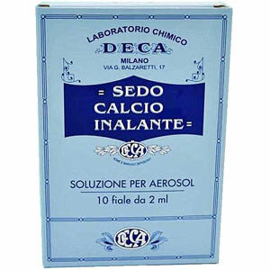 Deca laboratorio chimico - Sedo calcio inalante 10 fiale 2ml per aerosol e doccia nasale