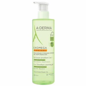 A-derma - Exomega control gel lavant 2in1 500ml