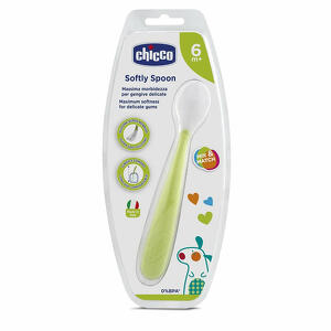 Chicco - Chicco cucchiaio morbido silicone 6m+ verde up