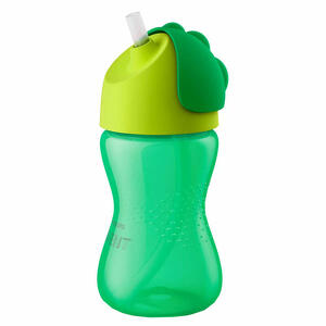 Avent - Philips tazza colorata con cannuccia maschio 300ml