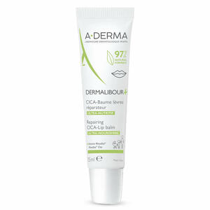 A-derma - Dermalibour + cica balsamo labbra 15ml