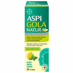 Aspi gola - Aspi gola natura spray menta limone 20ml