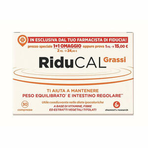 Riducal - Riducal grassi 30 compresse