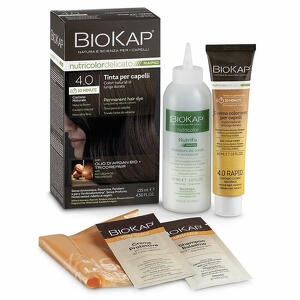 4.0 castano naturale - Bios line  biokap nutricolor delicato rapid tinta 4,00 castano naturale 135ml