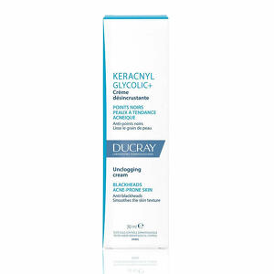 Ducray - Keracnyl glycolic+crema purificante 30ml