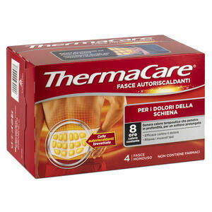 Thermacare - Fascia autoriscaldante a calore terapeutico thermacare schiena 4 pezzi