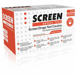 Screen italia - Screen droga test cocaina test antidroga con contenitore urina